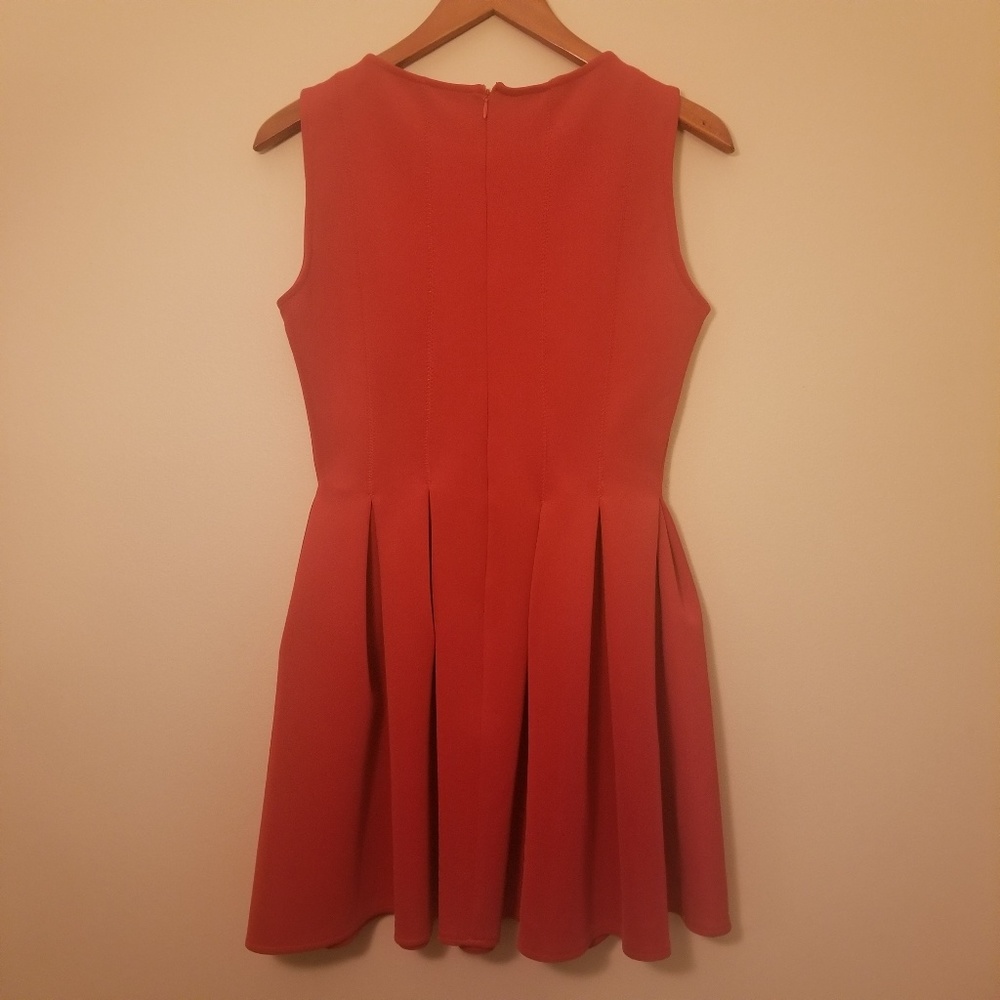 Red A-line Dress - Picture 2 of 5